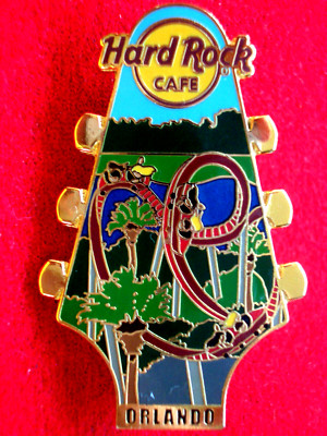 HRC Hard Rock Cafe Orlando Guitar Head Series 2007 Rollercoaster LE300 new