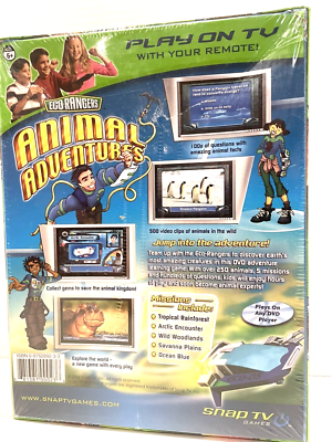 ANIMAL ADVENTURES ECO-RANGERS SNAP TV DVD GAME Brand New Sealed | eBay