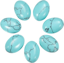 Flat Oval Stone,Oval Cabochons Stones 14Mm X 10Mm Natural Stone Cabochons for Je