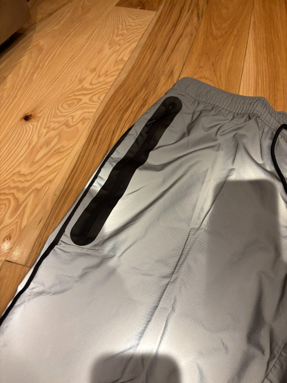 Nike Tech Woven Flash Pants Reflect Silver Black FZ7587 035 Men's XXL thumbnail 3