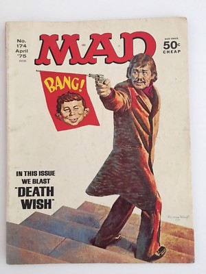 Mad Magazine 1972 - 1977 Lot of 7 (Nos. 150, 153, 167, 170, 174