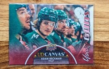 2021 22 Upper Deck Adam Beckman Young Guns Canvas #C384 Minnesota Wild!