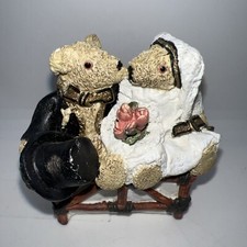Enesco Centimental Bear "The Happy Couple" Bride and Groom Figurine 122440