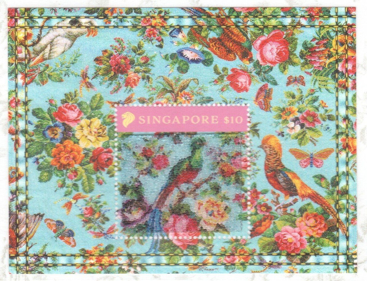 SINGAPORE 2021 HERITAGE COLLECTION PERANAKAN NEEDLEWORK