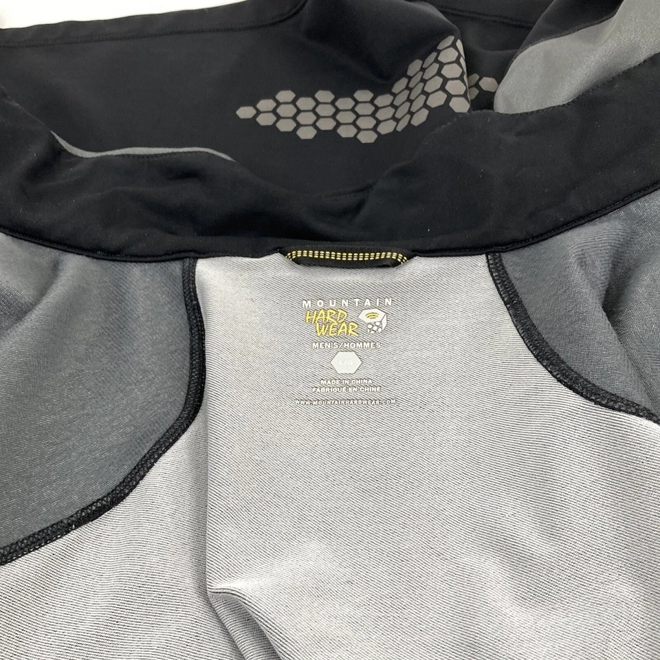 Chaqueta de ciclismo Mountain Hardware tapón de viento jersey reflectante cremallera completa para hombre L Foto 3 de 4