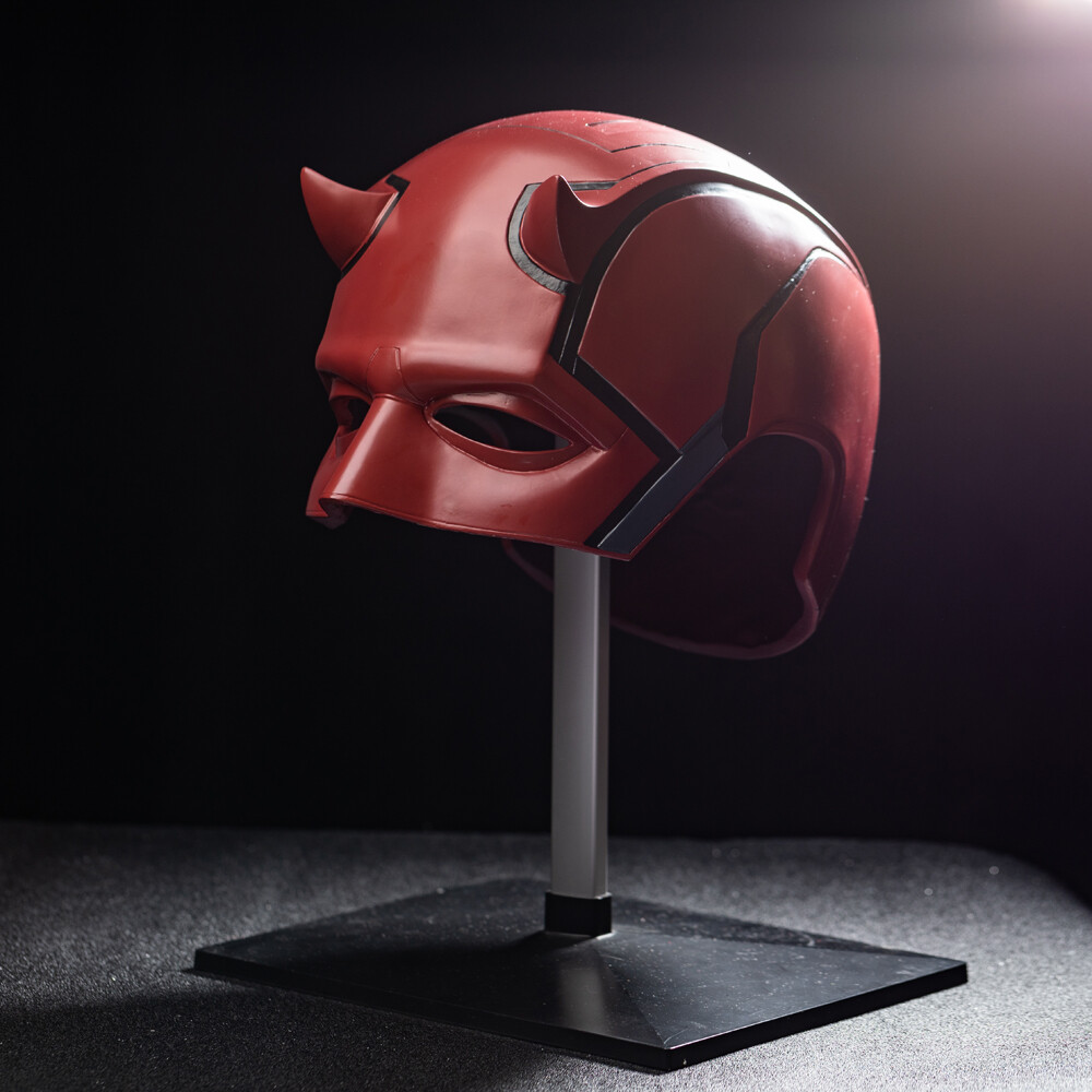 Xcoser Spiderman 3 Daredevil Cosplay Mask Helmet Props Resin 1:1