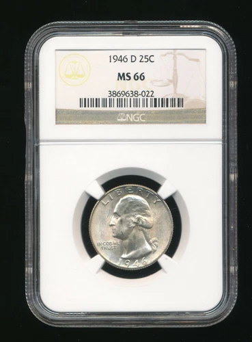 1946 D Washington Quarter MS66 NGC                                            ac