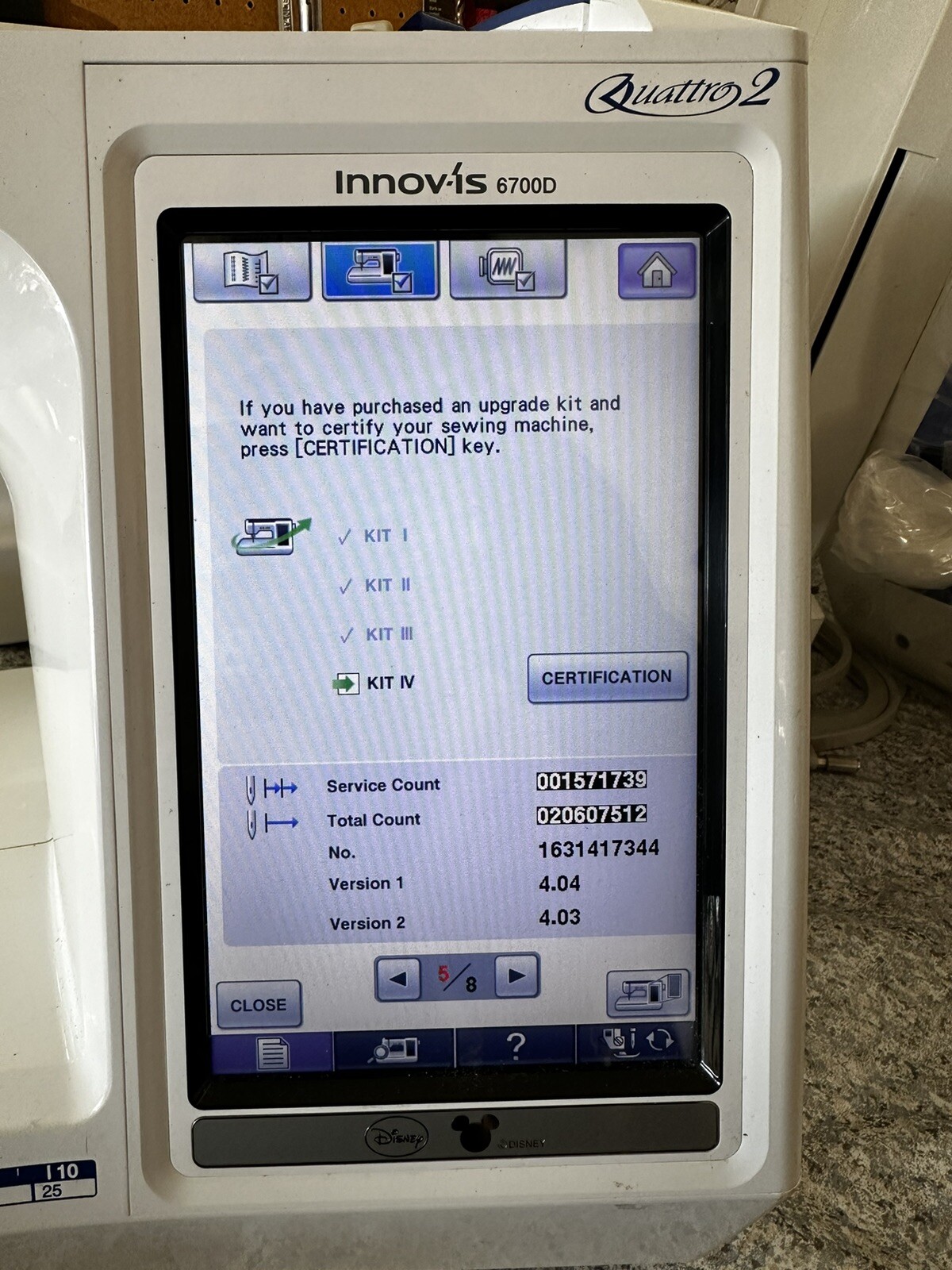 Quattro 2 Innovis 6700d Embroidery Machine eBay