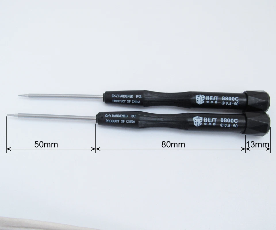 100x Best 8800C Screwdriver phone Laptop Repair Tool Torx Slotted Phillips Star - Image 2 of 2