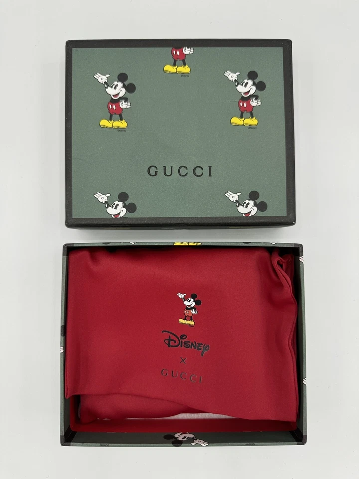 Gucci x Disney Vintage GG Supreme Mickey Mouse Bifold Wallet - Image 3 of 4