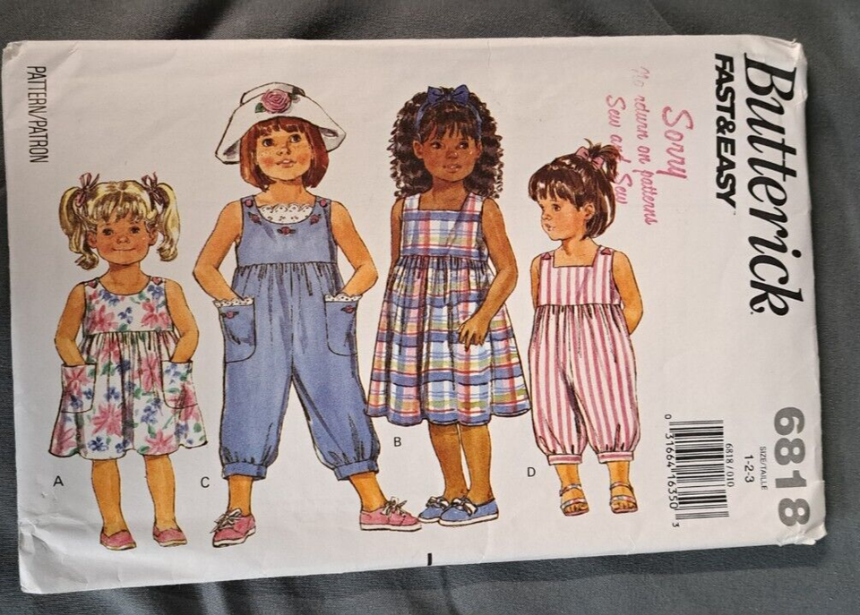 Sewing Patterns Lot Of 6 Assorted Makers For Crafts Toddlers Curtains