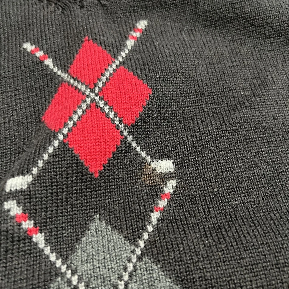 Chaleco suéter de golf Tommy Hilfiger vintage para hombre talla XL negro Foto 4 de 4