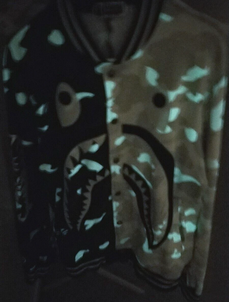 Bape glow in the dark cheap jacket