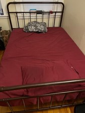 Queen size bed frame and mattress