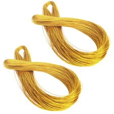 2 Roll Thread Jewelry Making Cord Tinsel Rope for Jewelry Craft Making