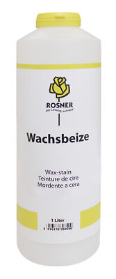 Rosner Wasserbasierende Wachsbeize Holzbeize R118,1L,Emulsion,Wachs