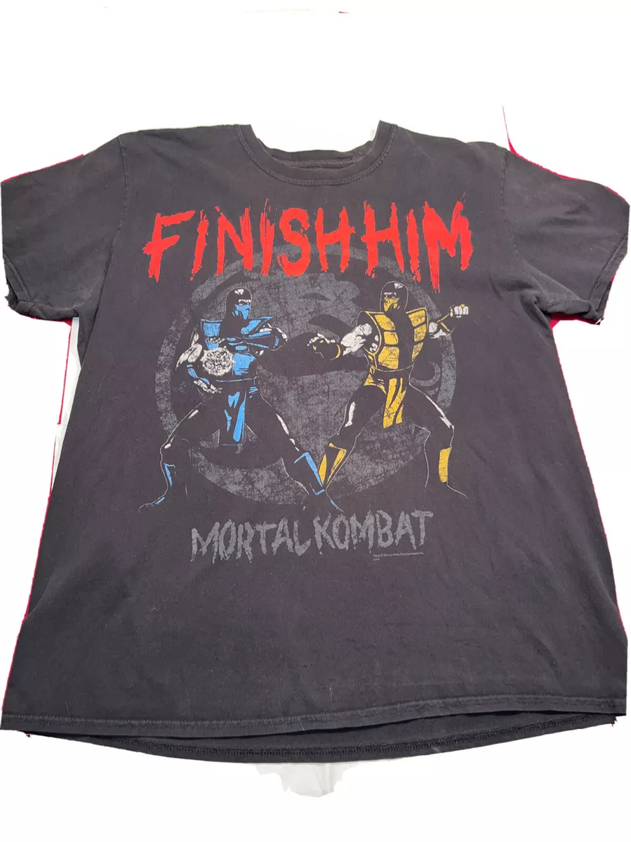 VINTAGE SUB-ZERO FATALITY T-SHIRT - Scorpion MK Raiden Mortal