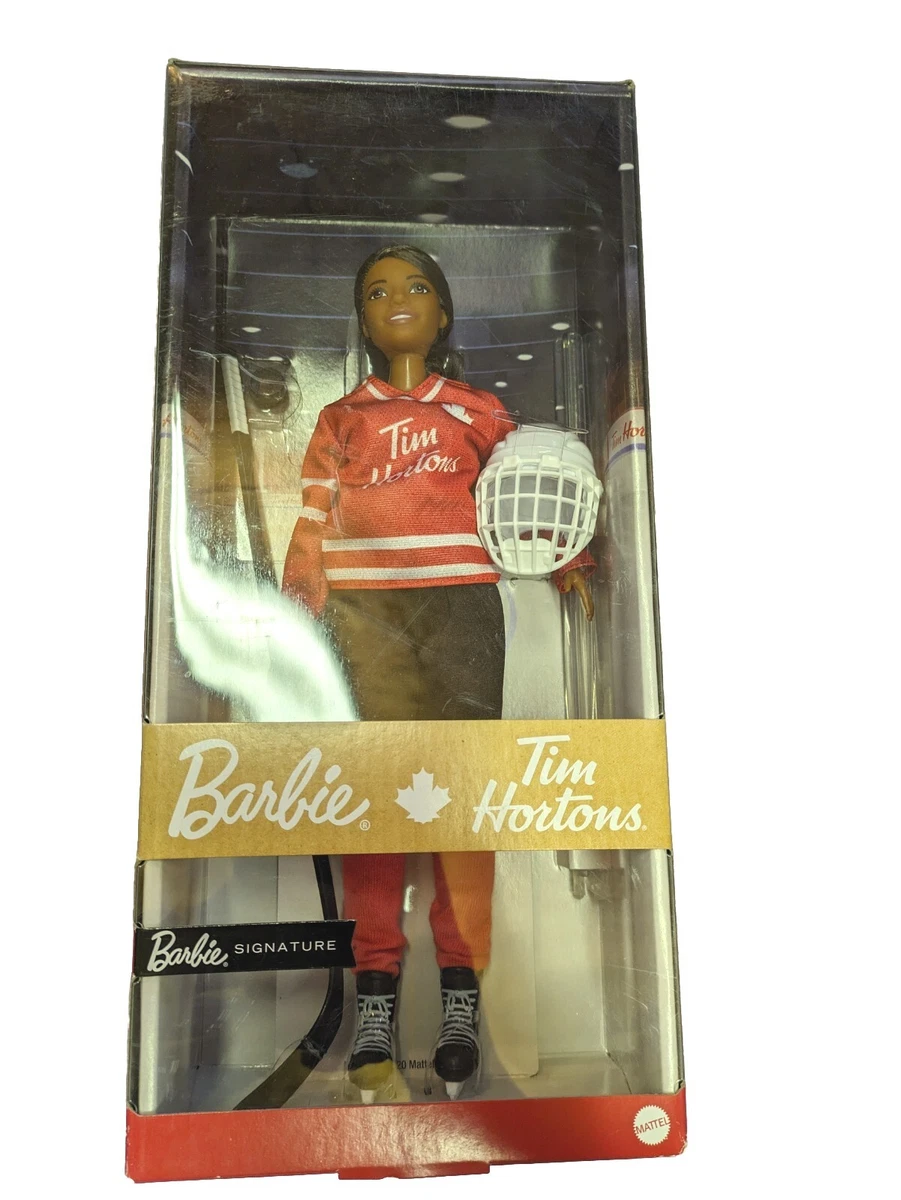 Tim Hortons Mattel Barbie RARE Canada exclusive Women Hockey 12 In