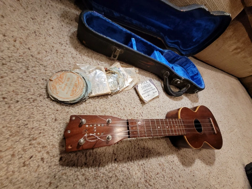 Keystone State Weymann Son Guitar Ukulele Ute USO Johnny David Kaonohi Pineapple - Image 3 of 4