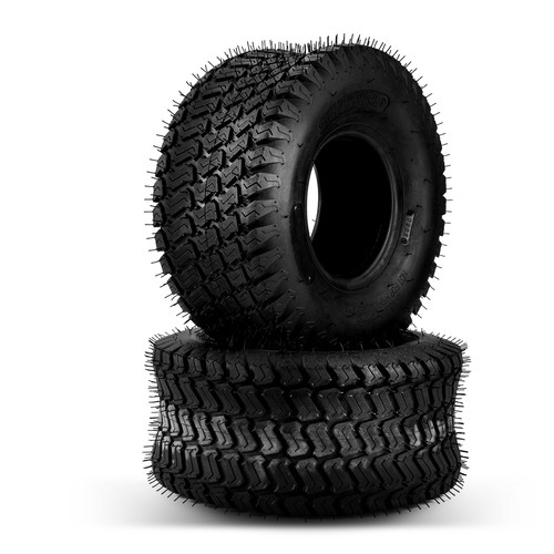 15x6-6 Lawn Mower Tires 4Ply 15x6-6 Turf Garden Tractor Tires Tubeless Set 2 - Picture 6 of 6