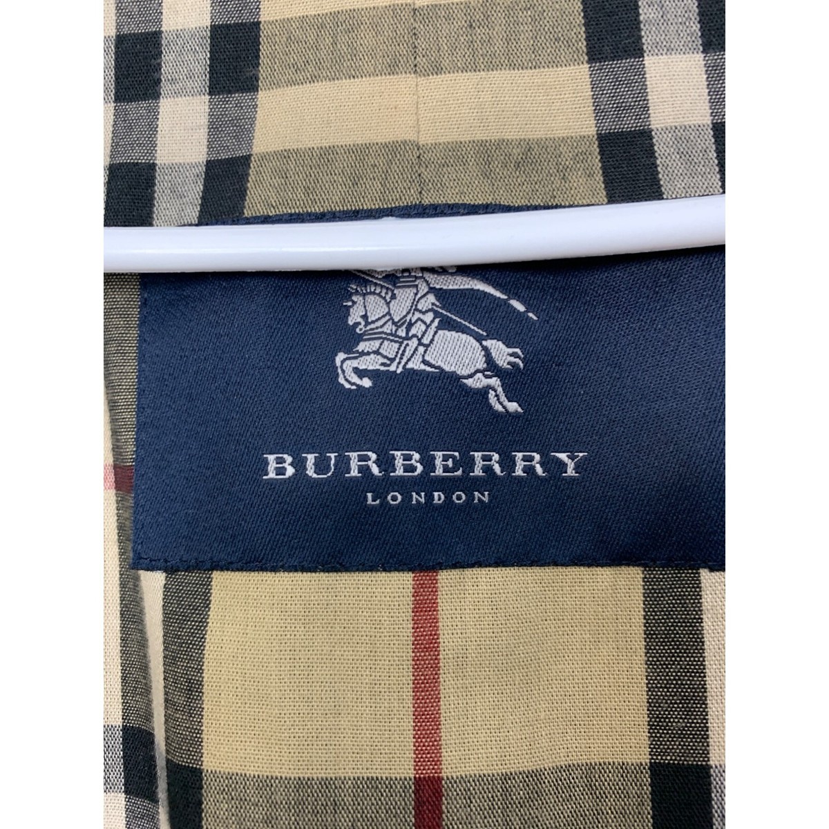48R Mens Burberry London Cotton Black Trench Coat Plaid Rain 48R Mens Burberry London Cotton Black Trench Coat Plaid Rain