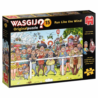 JUMBO SPIELE GMBH Jumbo Spiele 1119800087 Wasgij Original 15 Schnell wie der Wind! 1000T Puzzle