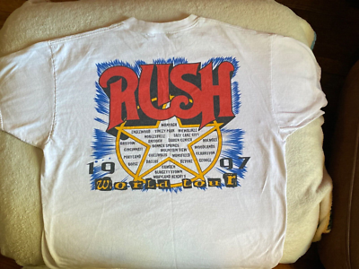 NEW! VTG 90's RUSH Test For Echo '97 Concert Tour T-Shirt RARE