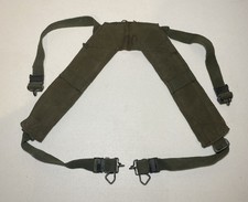 US Army Suspenders Field Pack Combat M-1956 Vintage Military Vietnam War A3