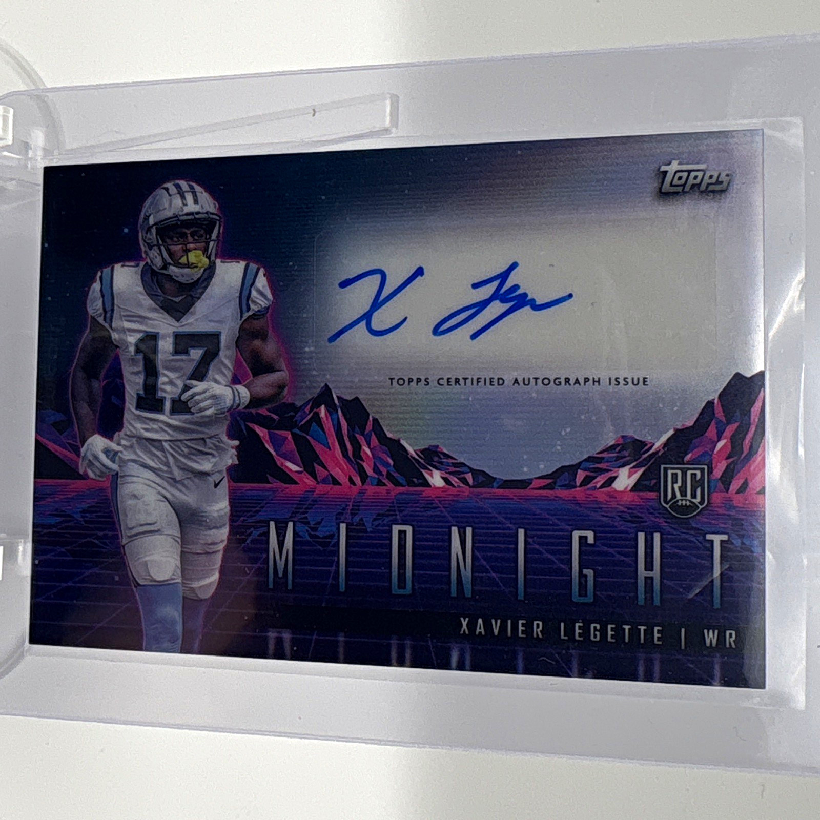 Xavier Legette Topps Midnight Rookie Horizon Signatures #RHSXL Base