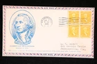 US COVER WASHINGTON BICENTENNIAL FDC SCOTT 715 BLOCK OF 4 ROESSLER CACHET