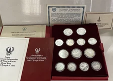 SILVER PROOF COINS ~ RUSSIA USSR MOSCOW  OLYMPICS 1980 ~ 28 Coins ~ OGP