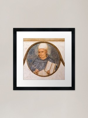 St Albert der Große Gerahmter Kunstdruck Gerahmtes Wandbild Poster Leinwanddruck Bild