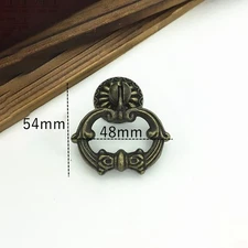 MFYS Antique Bronze Drop Bail Pull Handle Drawer Knob Cabinet Pull