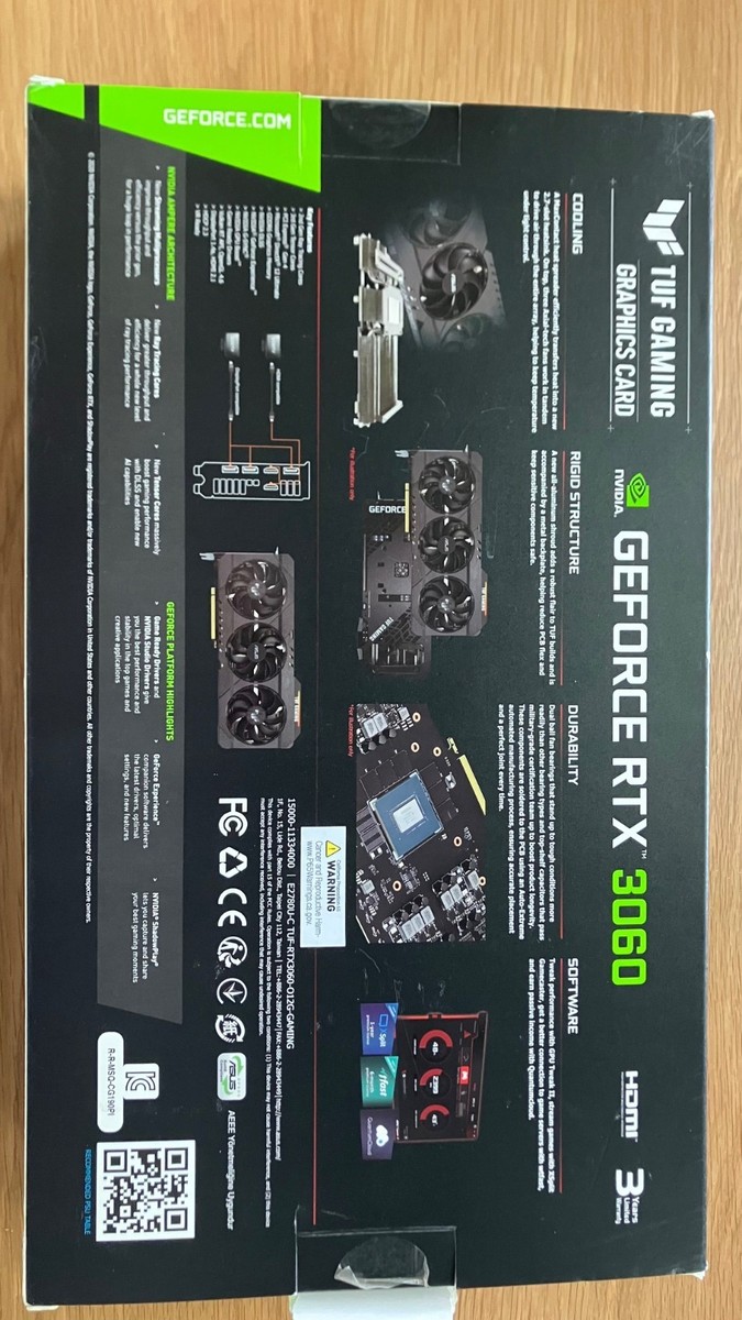 ASUS TUF GAMING GeForce RTX 3060 12GB GDDR6 Graphics Card for sale