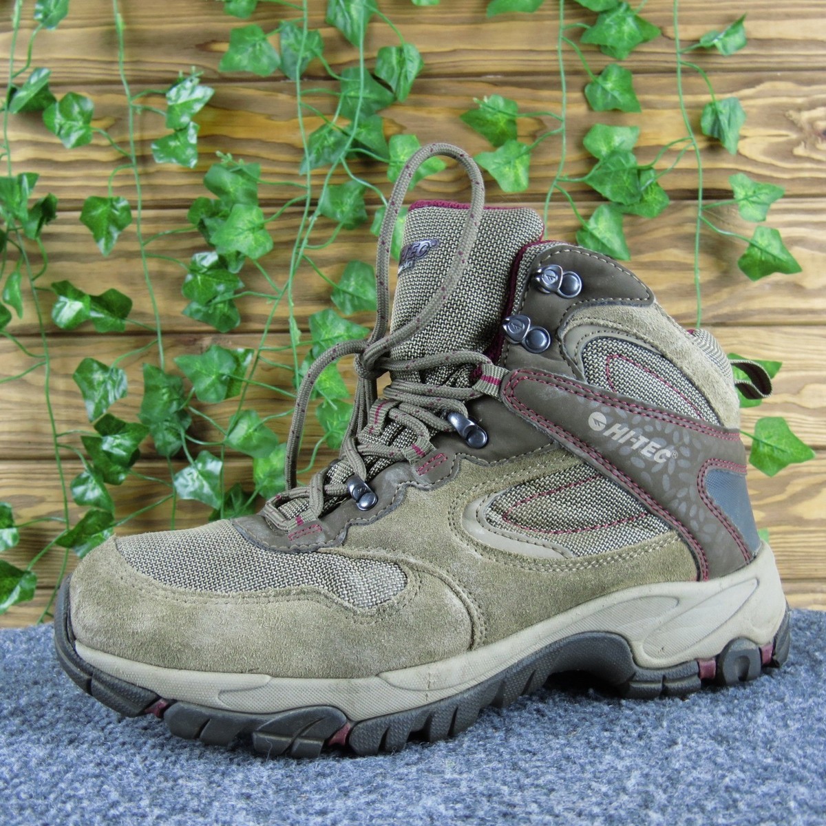 Hi-Tec Tan and Brown Outdoor Boots Amazon.com | HI-TEC Yosemite WP Mid Waterproof Hiking Boots  main image 3