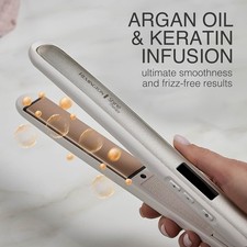 Remington Shine Therapy 1" Hair Straightener Ceramic Flat Iron Argan Oil Keratin 2