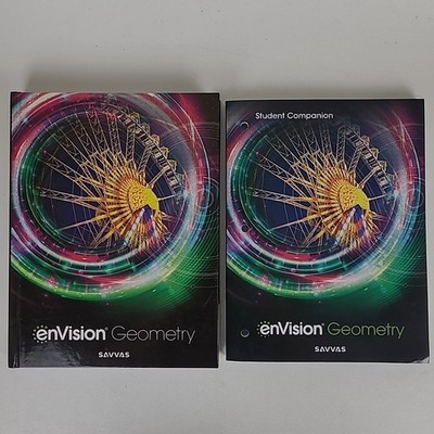 Envision Geometry Savvas Common Core Textbook 2024 Student Edition & Companion