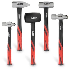 ABN 5Pc Hammer Set - Forging Hammer Tool Set Metal Working Tools and Equipment