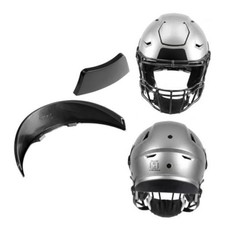 Football Helmet Bumper Covers for Riddell SpeedFlex, Front 2025 or older Black