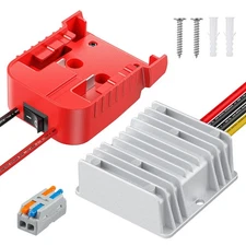 18 V to 12 V Step-Down Converter for Milwaukee M18 Battery, DC Power Adapter,...