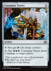 Consulate Turret 147/184 Aether Revolt Common Artifact