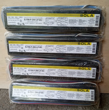 NUEVO (Lote de 4) BALASTRO ELECTRÓNICO SOLA E750-F-260-LP-SC arranque instantáneo, sin usar