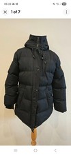 Zavetti Canada Jet Black Goshawa Puffer Parka Jacket - XL