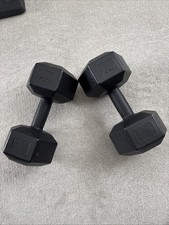 Dumbbell Set 7.5 Kg Plastic Coated HEXAGONAL Pair Dumbbells