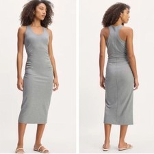 Everlane The Form Racerback Heather Grey Dress Size XS