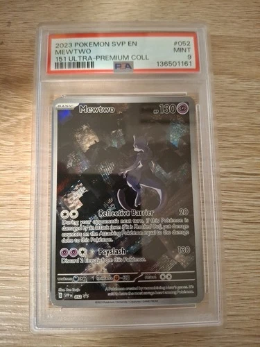 2023 POKEMON SVP EN-SV 151 ULTRA-PREMIUM COLLECTION PROMO #052 MEWTWO PSA 9