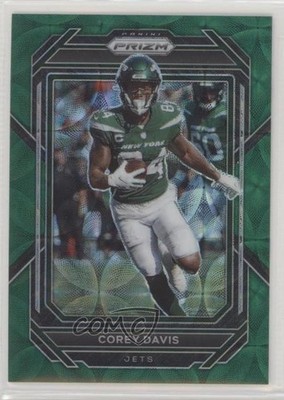 2022 Panini Prizm Green Scope Prizm 63/75 Corey Davis #228 0b3
