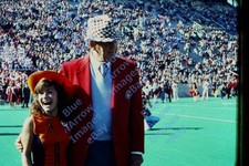 1978 35mm Slide Iron Bowl Alabama Auburn Bear Bryant with Cheerleader  #14501