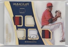 2017 Panini Immaculate Material Gold 18/49 Adalberto Mejia #IM-MJ l1f