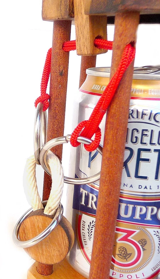 Logica Jeux Art. Non pour Alcooliques Bière - Casse-Tête en Bois Précieux - C... - Photo 2/4